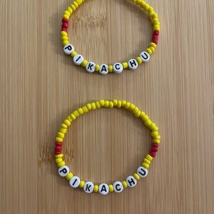Pikachu Beaded Bracelet